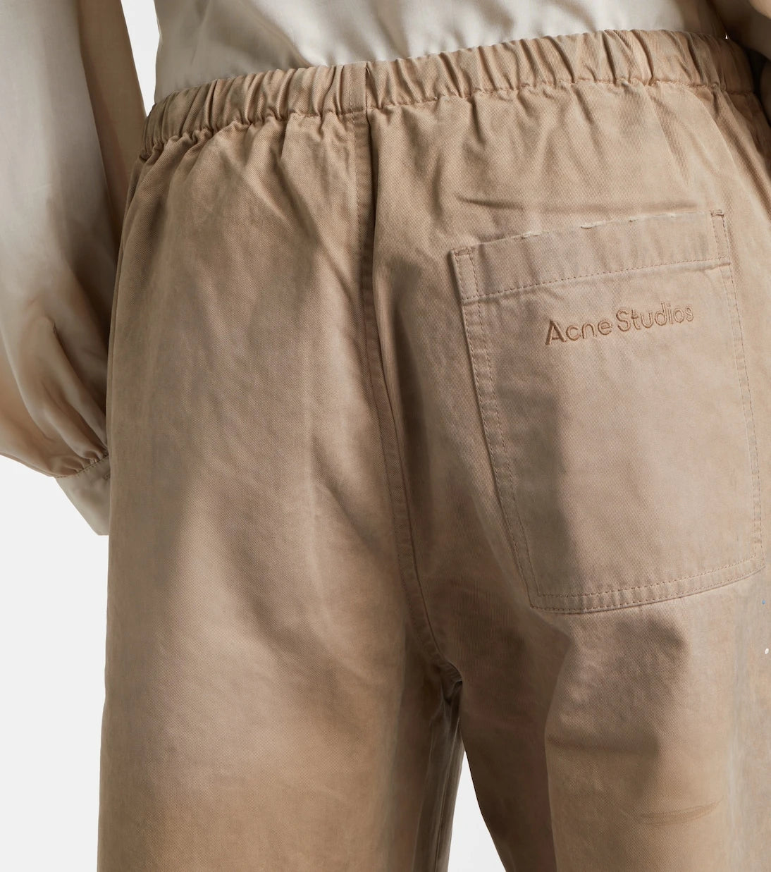 Acne Studios - Cotton twill wide-leg pants