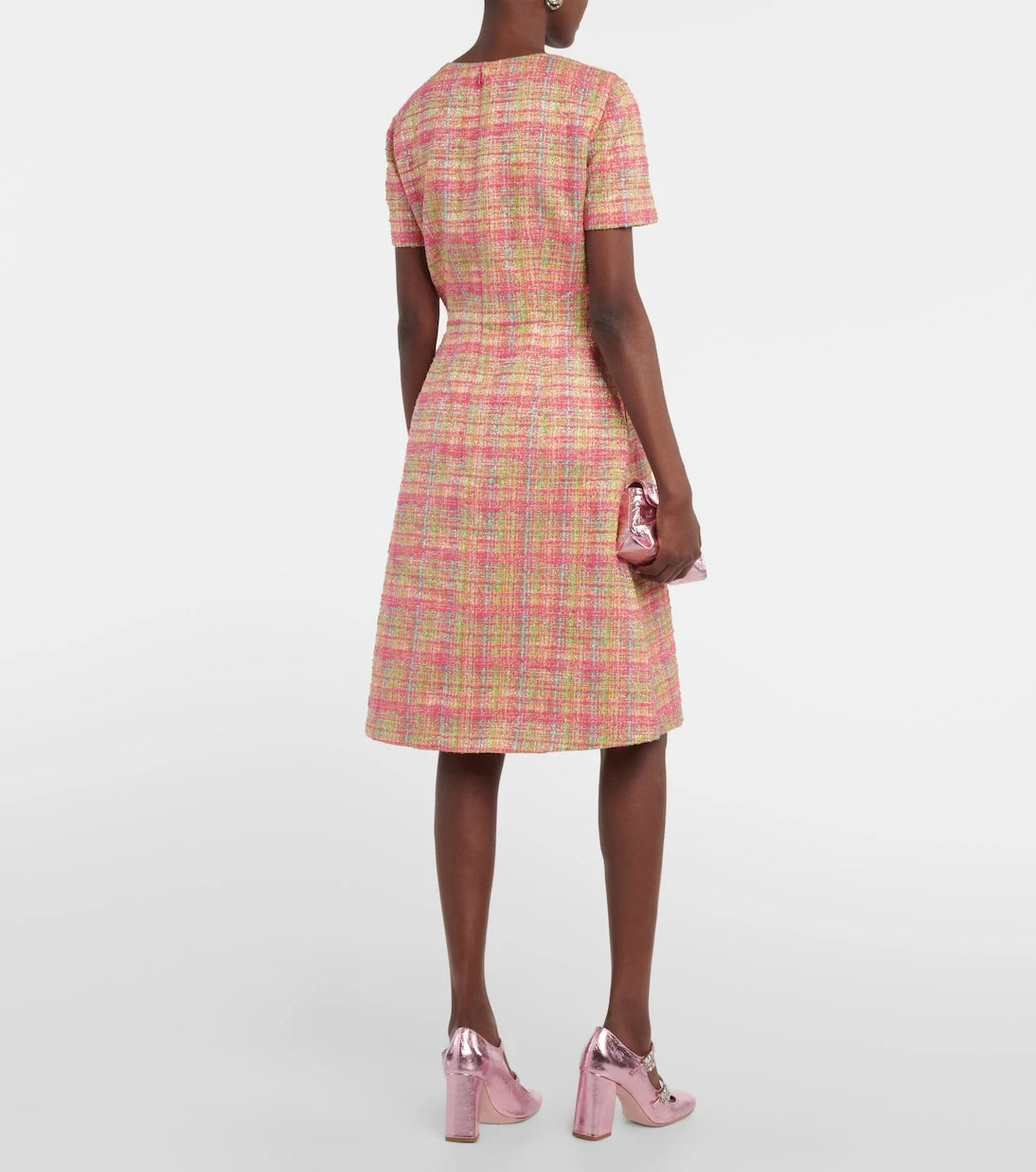 Carolina Herrera - Checked midi dress