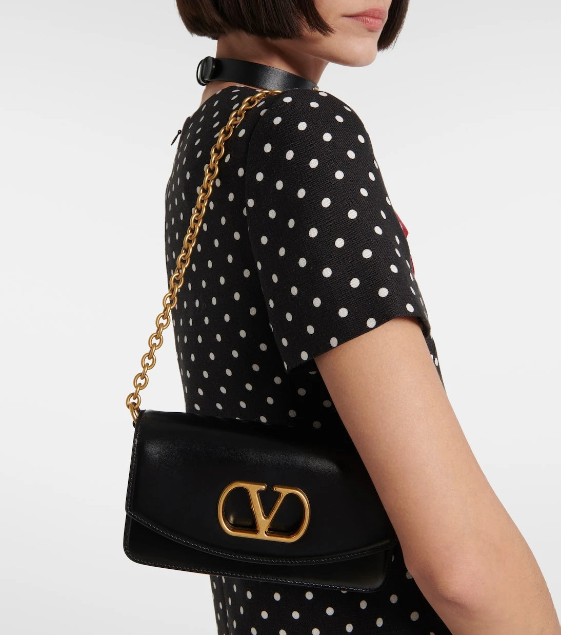 Valentino Garavani - Vain Small leather clutch