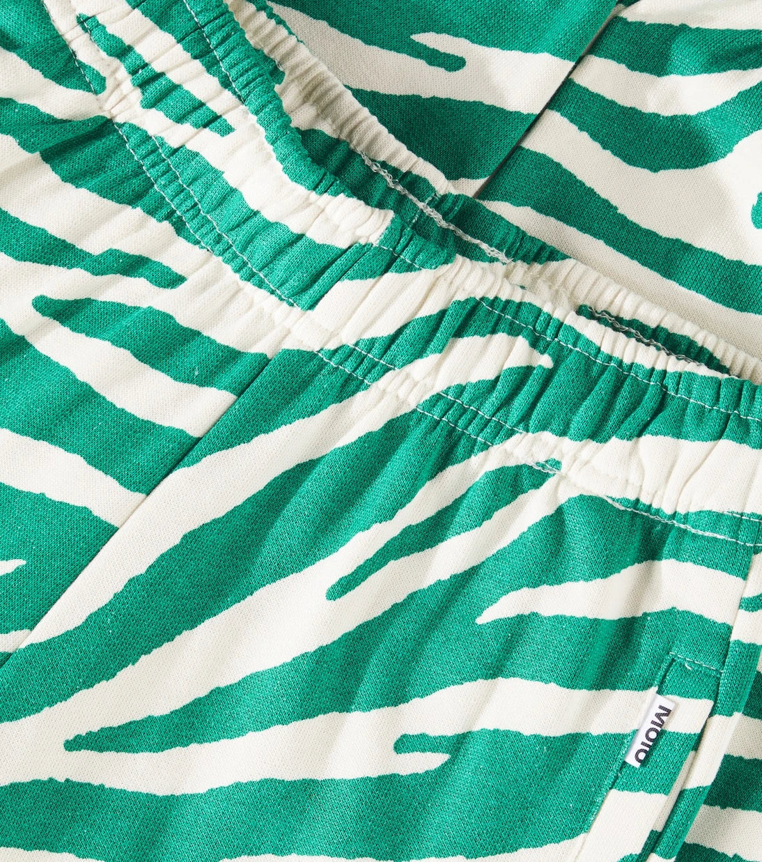 Molo - Adan zebra-print cotton sweatpants