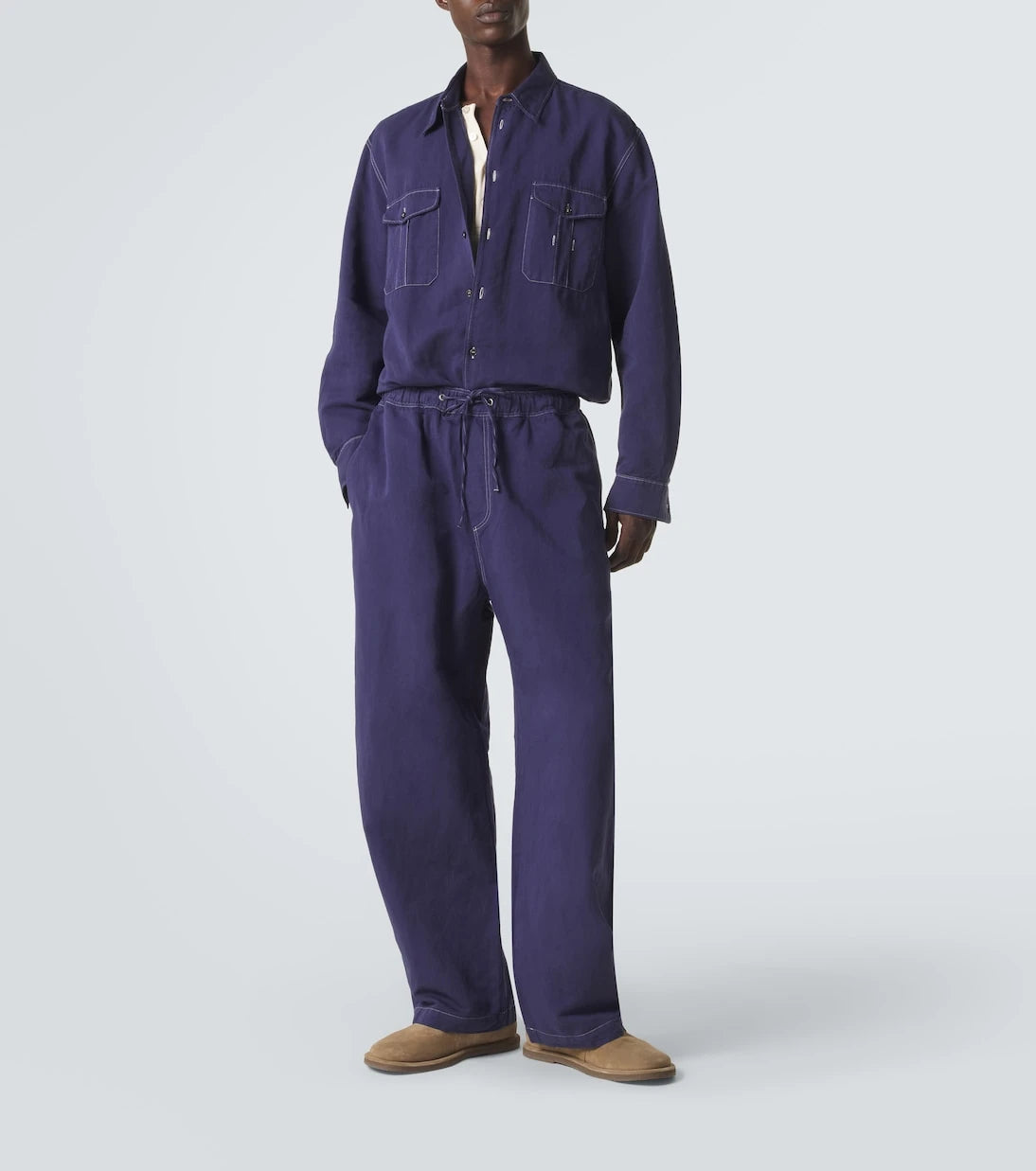 Studio Nicholson - Louro cotton and linen shirt