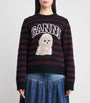 Wool-Blend Jacquard Poodle Sweatshirt