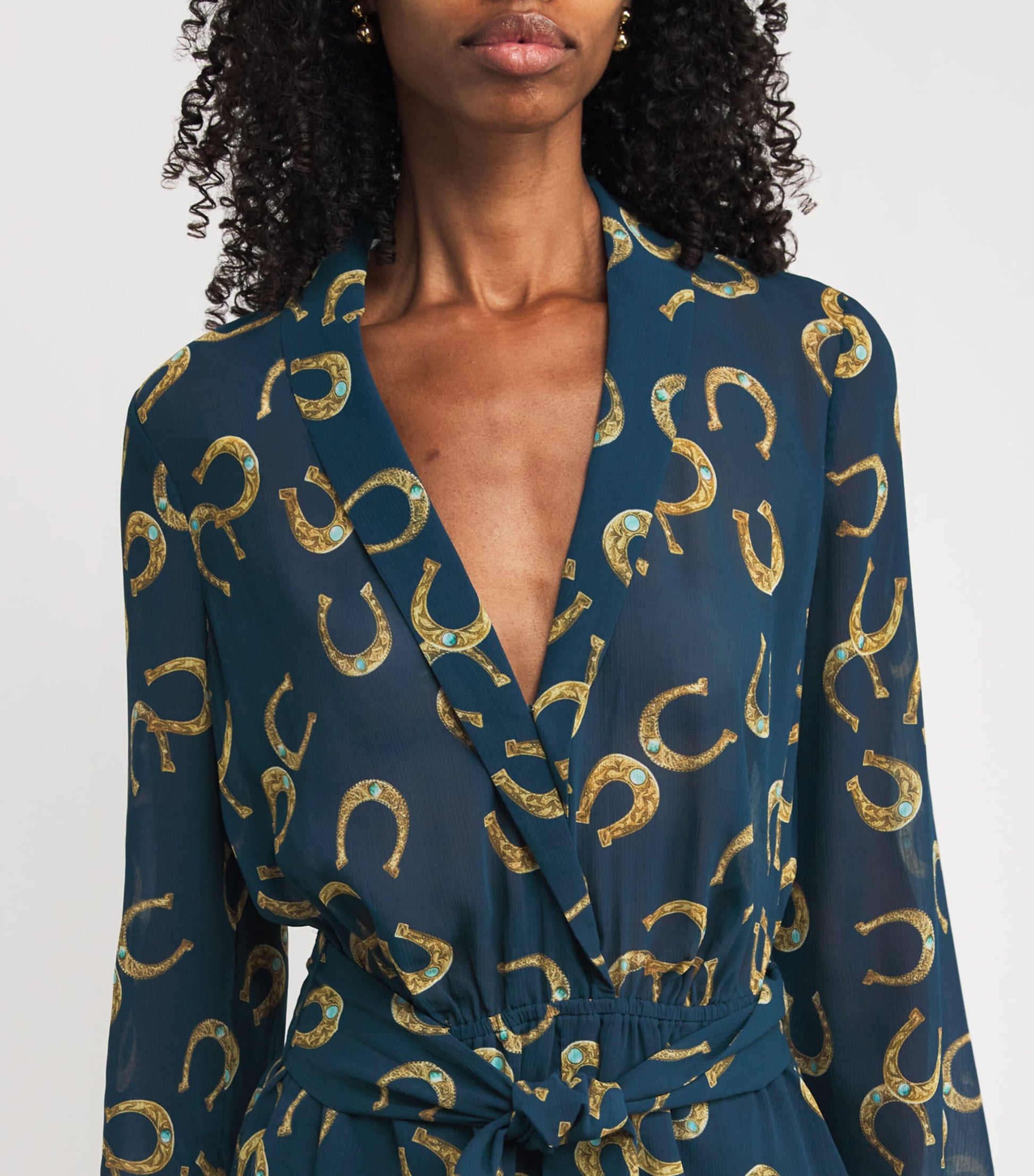 L'Agence Multi Belted Arabell Playsuit