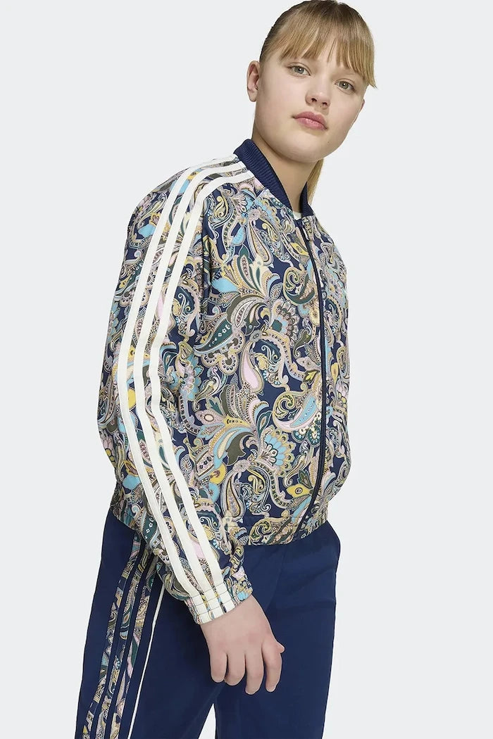 adidas Originals fermuarlı çocuk sweatshirt