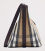 Beige Mini Check Shoulder Bag