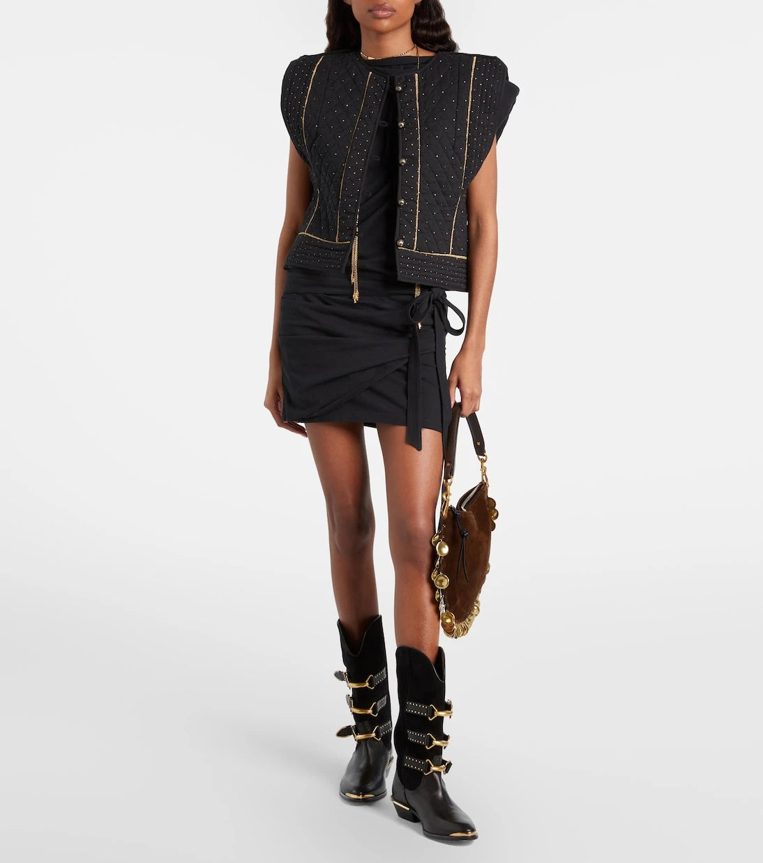 Isabel Marant - Oskan Soft Small suede crossbody bag