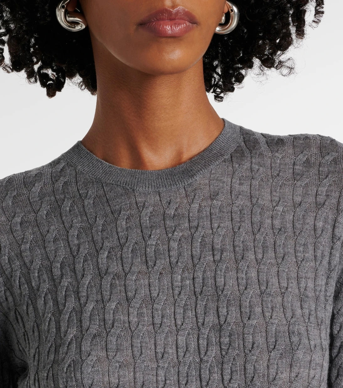 Toteme - Cable-knit wool sweater dress