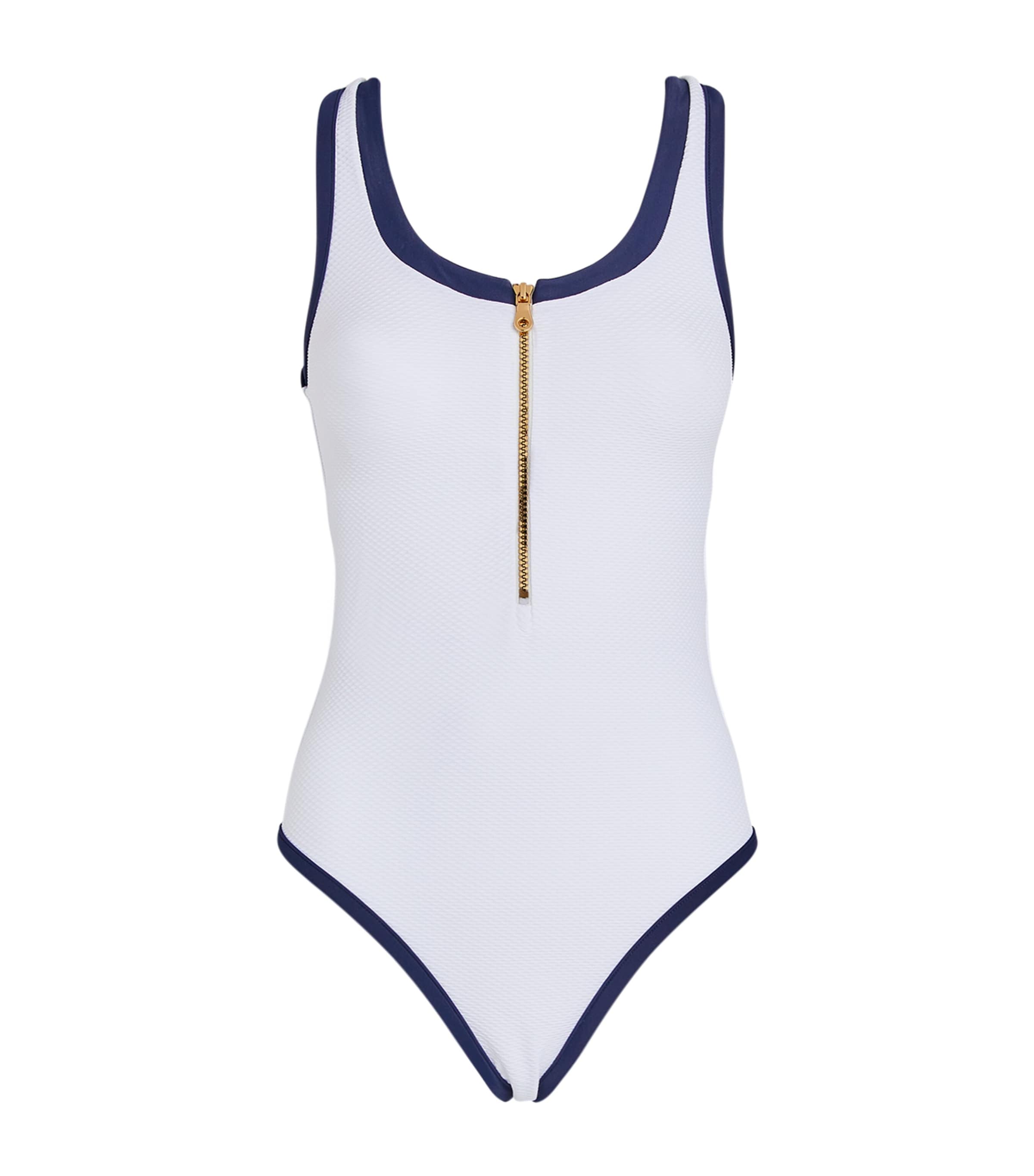 Heidi Klein White Bondi Beach Swimsuit
