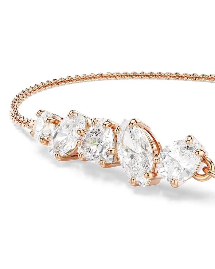 Swarovski kadın altın kaplama zirkonlu bileklik MESMERA