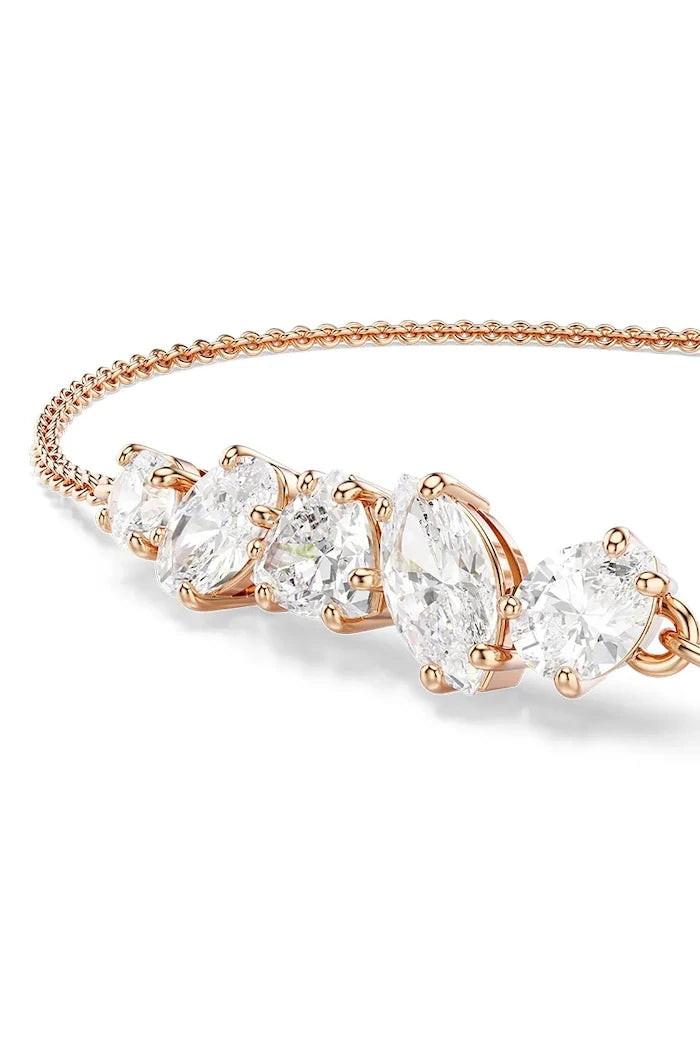 Swarovski kadın altın kaplama zirkonlu bileklik MESMERA