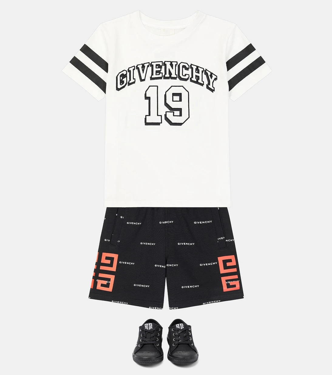 Givenchy Kids - Logo cotton-blend jersey shorts