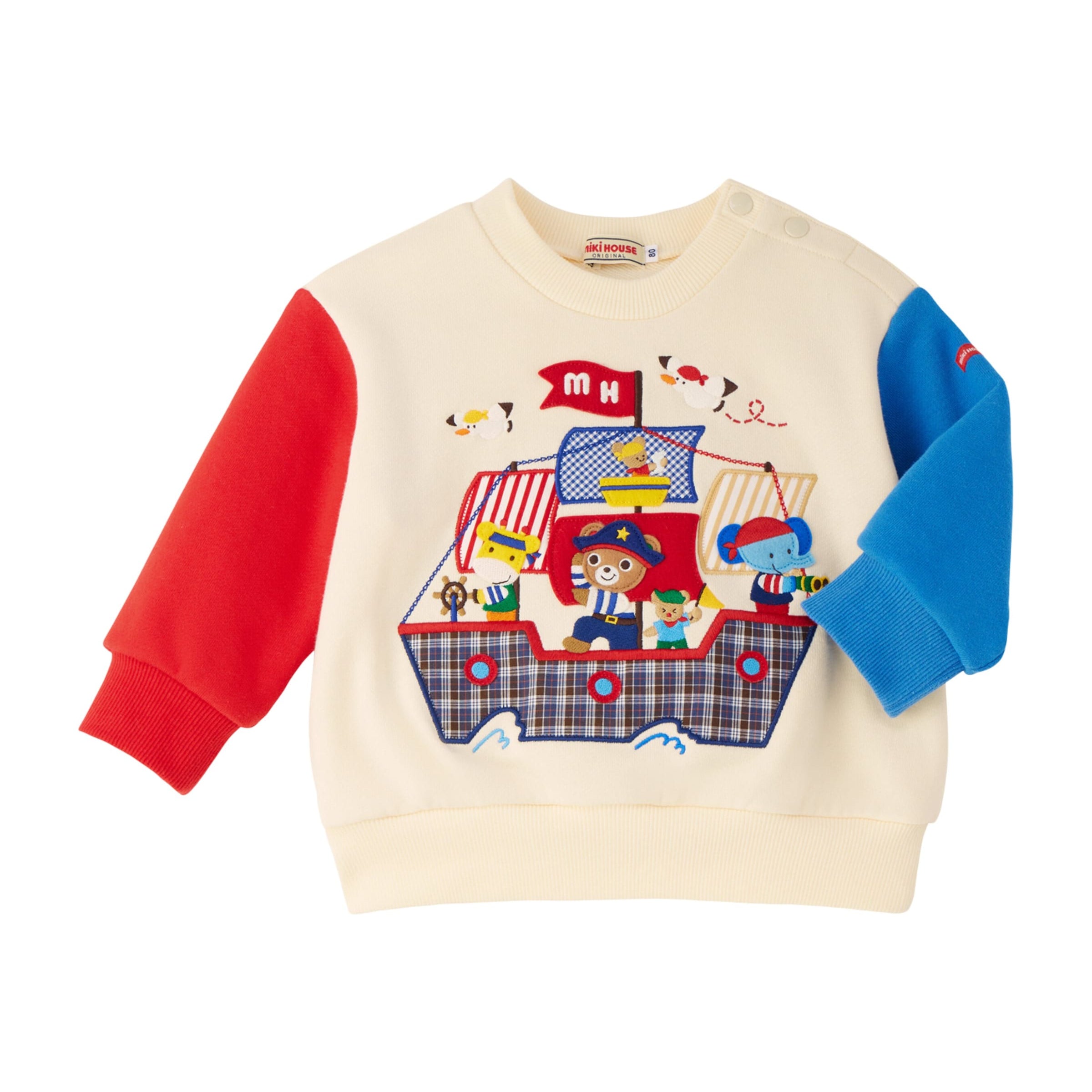 Cotton Pucci Pirate Ship Sweatshirt (2-7 Years)