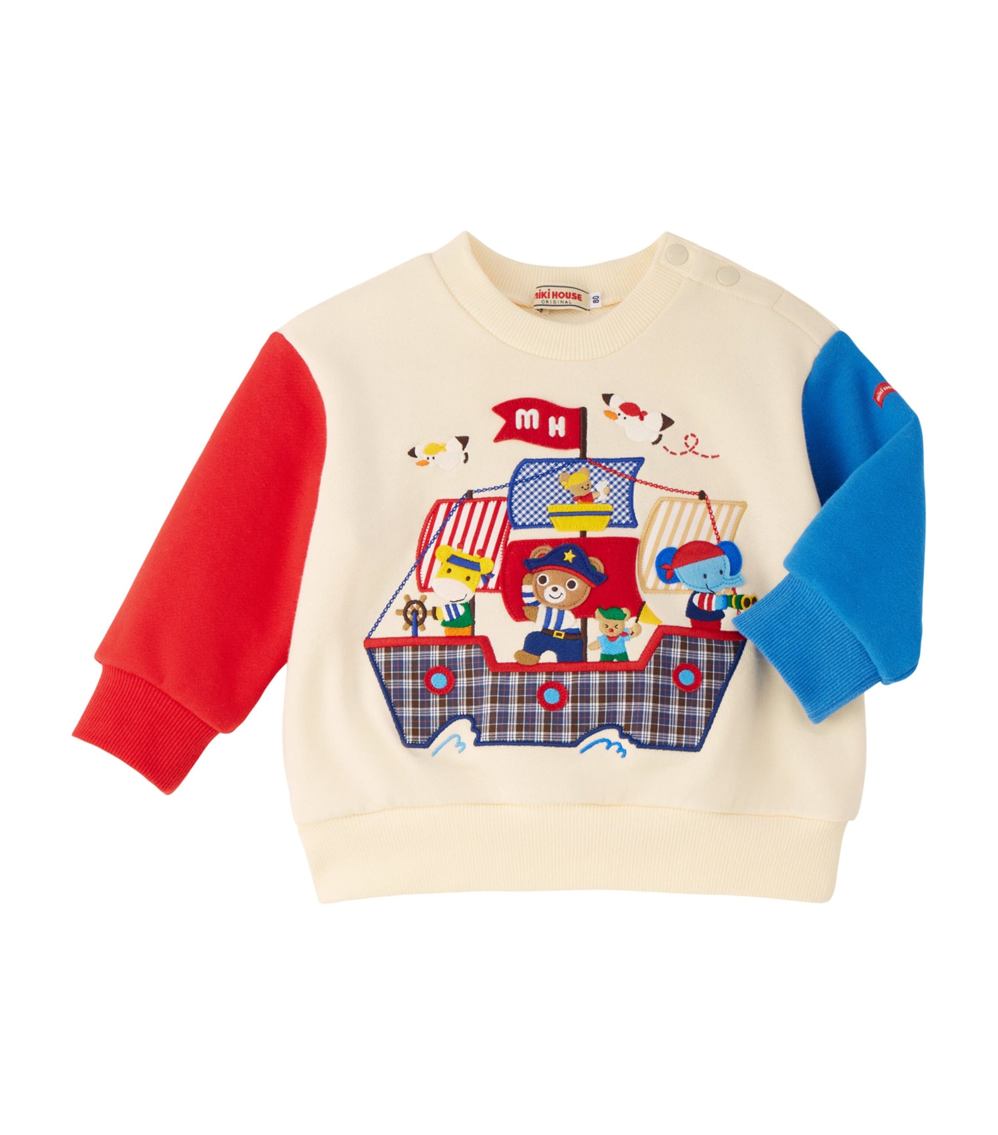 Cotton Pucci Pirate Ship Sweatshirt (2-7 Years)