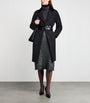 Max Mara Black Wool-Silk Coat