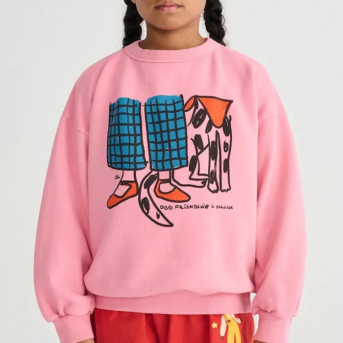 Bobo Choses Dog Friendship Çocuk Pamuklu Sweatshirt