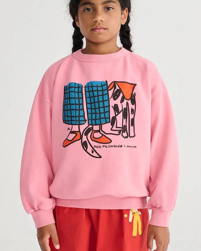 Bobo Choses Dog Friendship Çocuk Pamuklu Sweatshirt