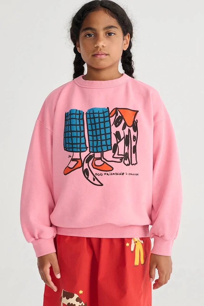 Bobo Choses Dog Friendship Çocuk Pamuklu Sweatshirt