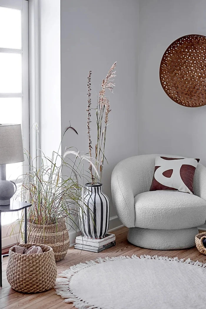 Вълнен килим Bloomingville Lenea O110 cm