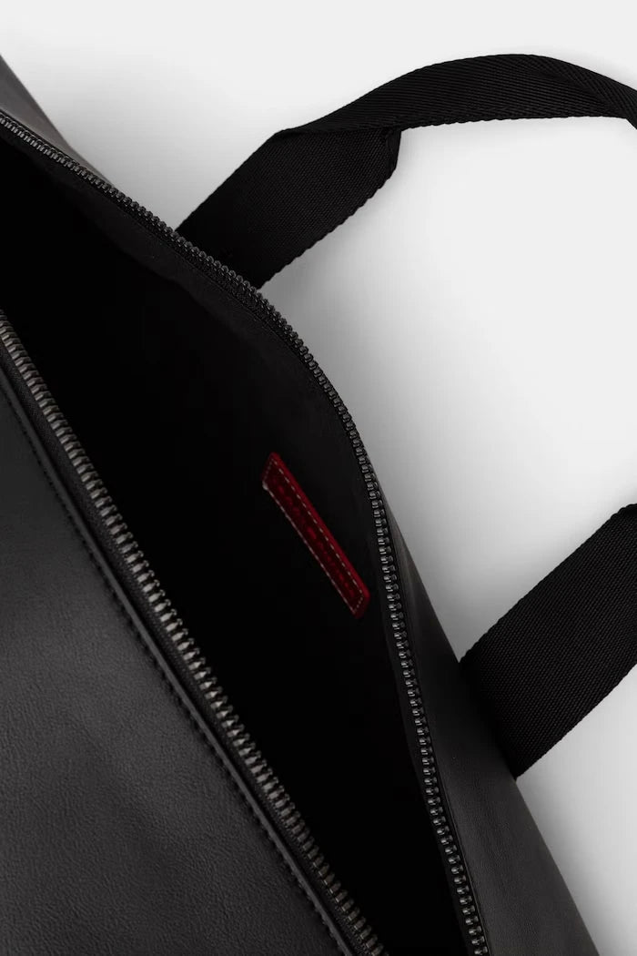 Tommy Hilfiger Erkek Suni Deri Seyahat Çantası