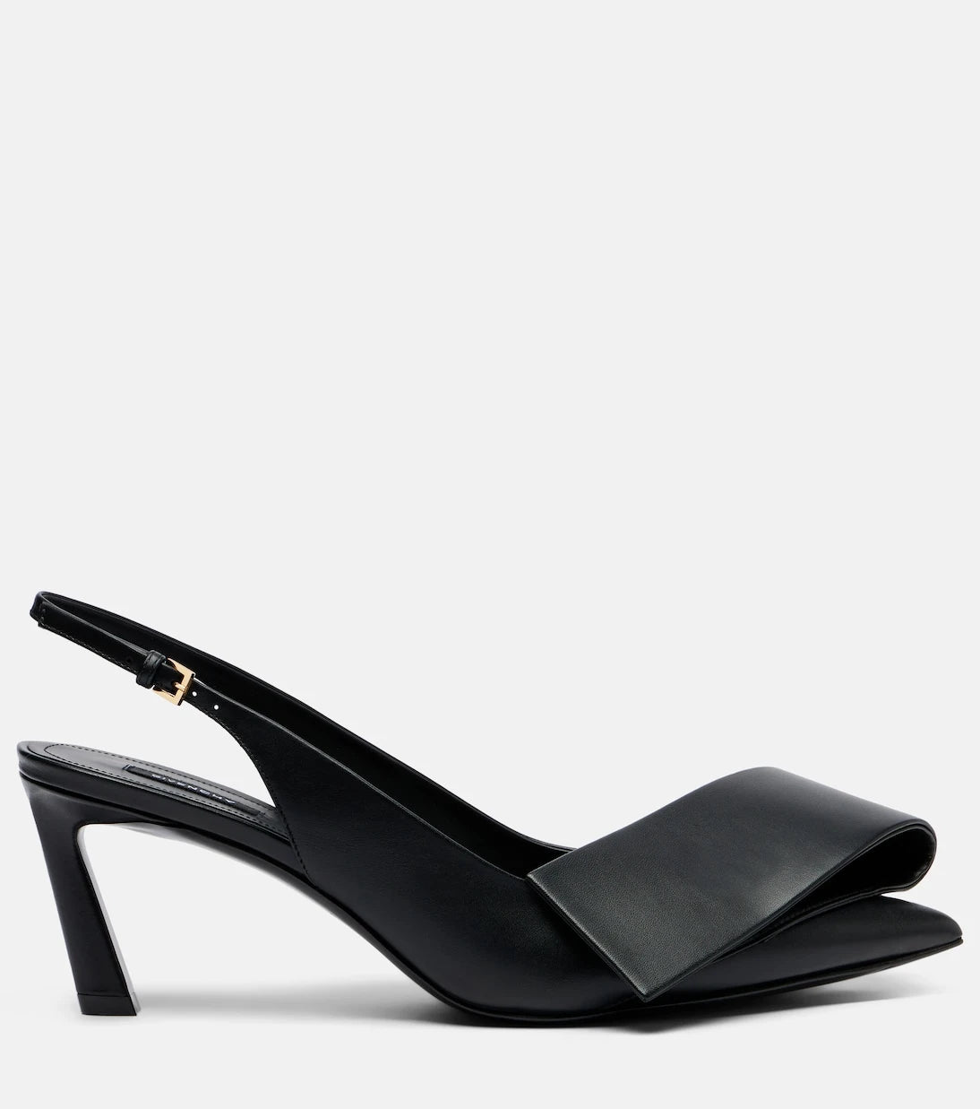 Givenchy - Twisted Ribbon leather slingback pumps