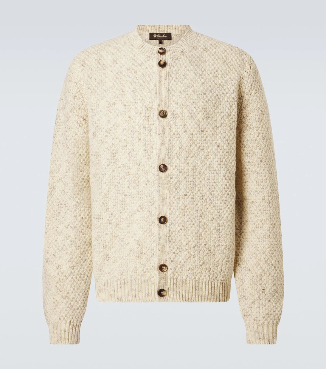 Loro Piana - Ash wool and cashmere-blend cardigan