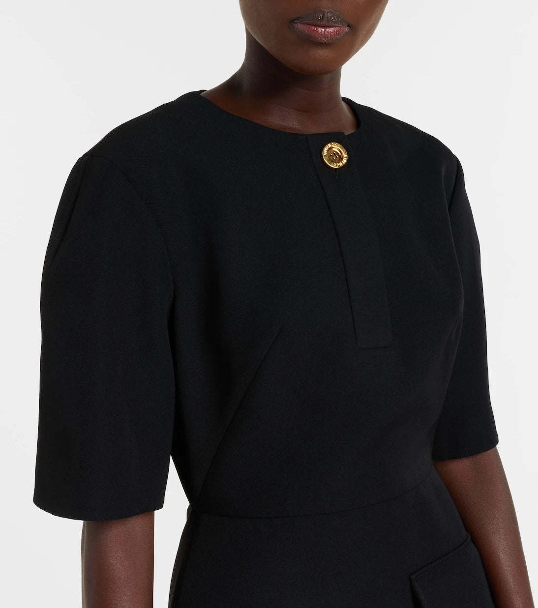 Givenchy - Wool grain de poudre minidress