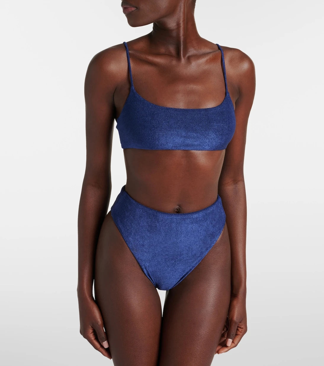 Jade Swim - Incline high-rise bikini bottoms