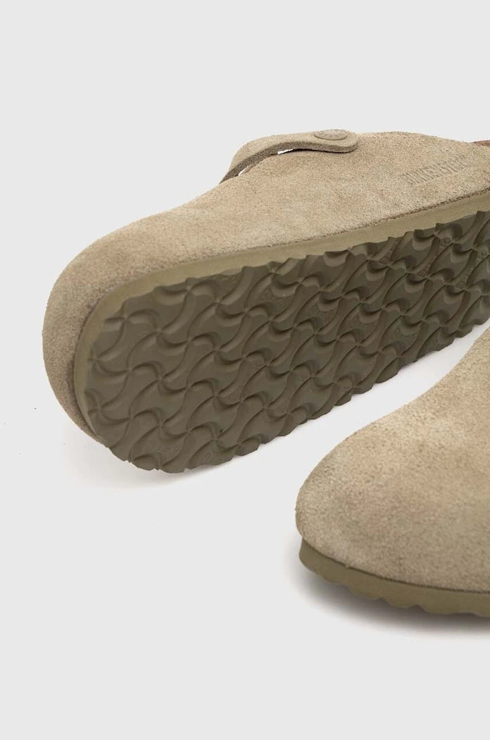 Birkenstock чехли дамски от велур