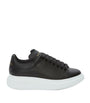McQueen Black Leather Oversized Sneakers