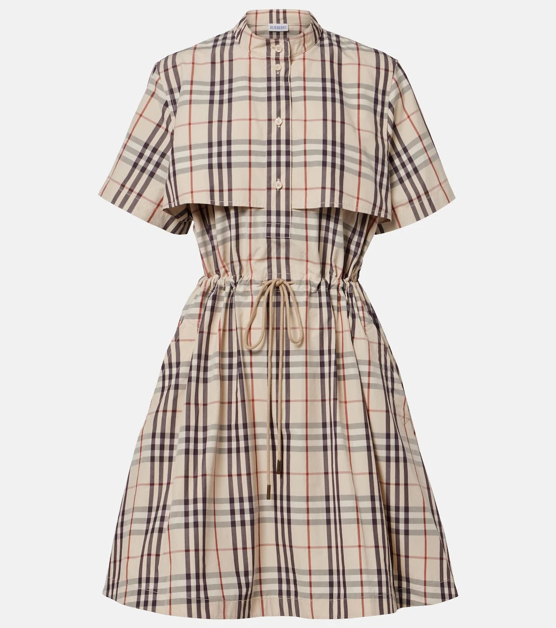Burberry - Burberry Check cotton minidress