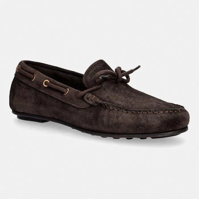 Велурени мокасини Gant Seabaya