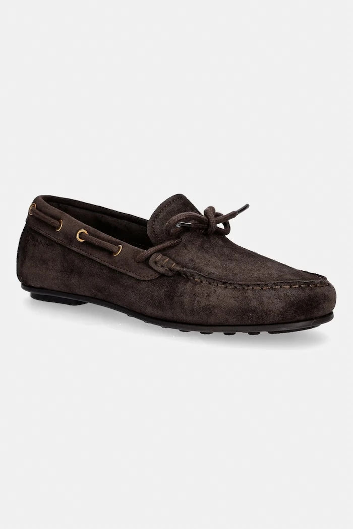 Велурени мокасини Gant Seabaya