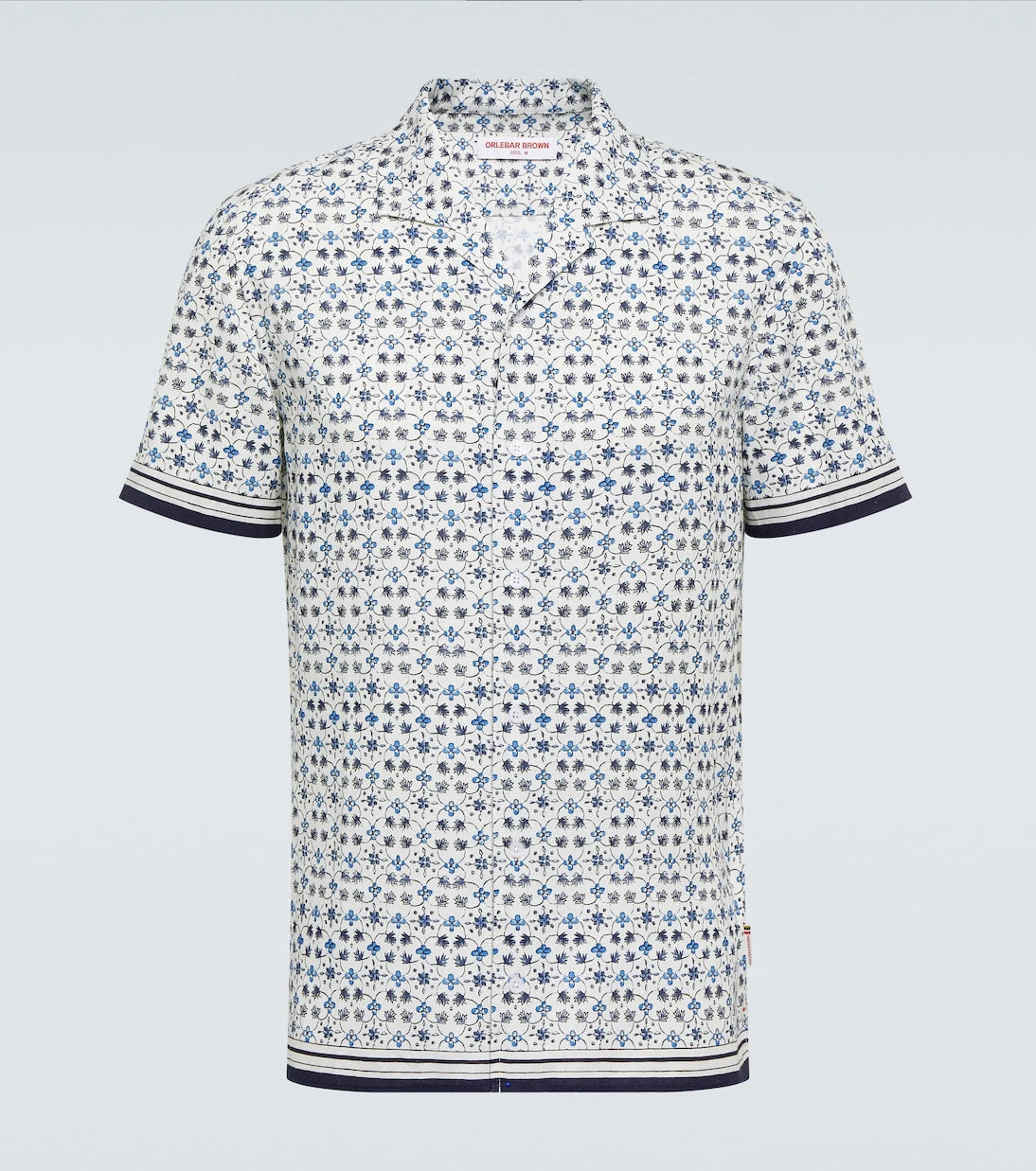 Orlebar Brown – Hibbert-Bowlinghemd mit Blumen