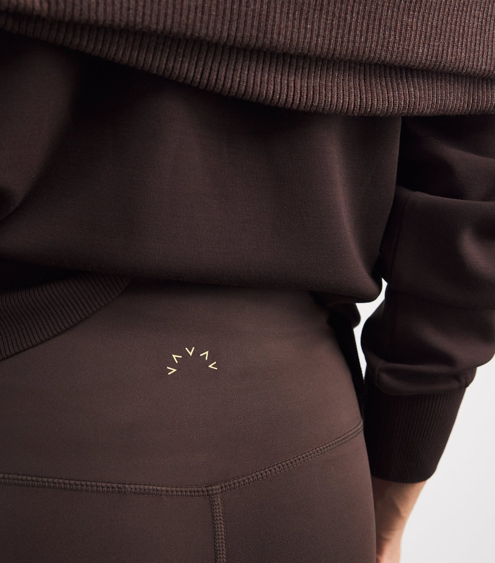 Varley Brown FreeSoft High-Rise Sports Leggings