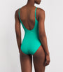 Polo Ralph Lauren Green Scoop-Back Kennedy Swimsuit