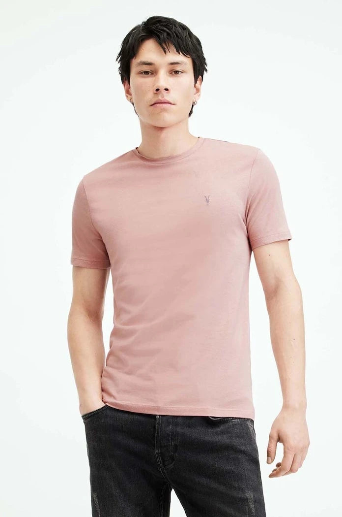 Памучна тениска AllSaints BRACE SS CREW
