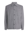 Paul & Shark Grey Wool-Cashmere Overshirt