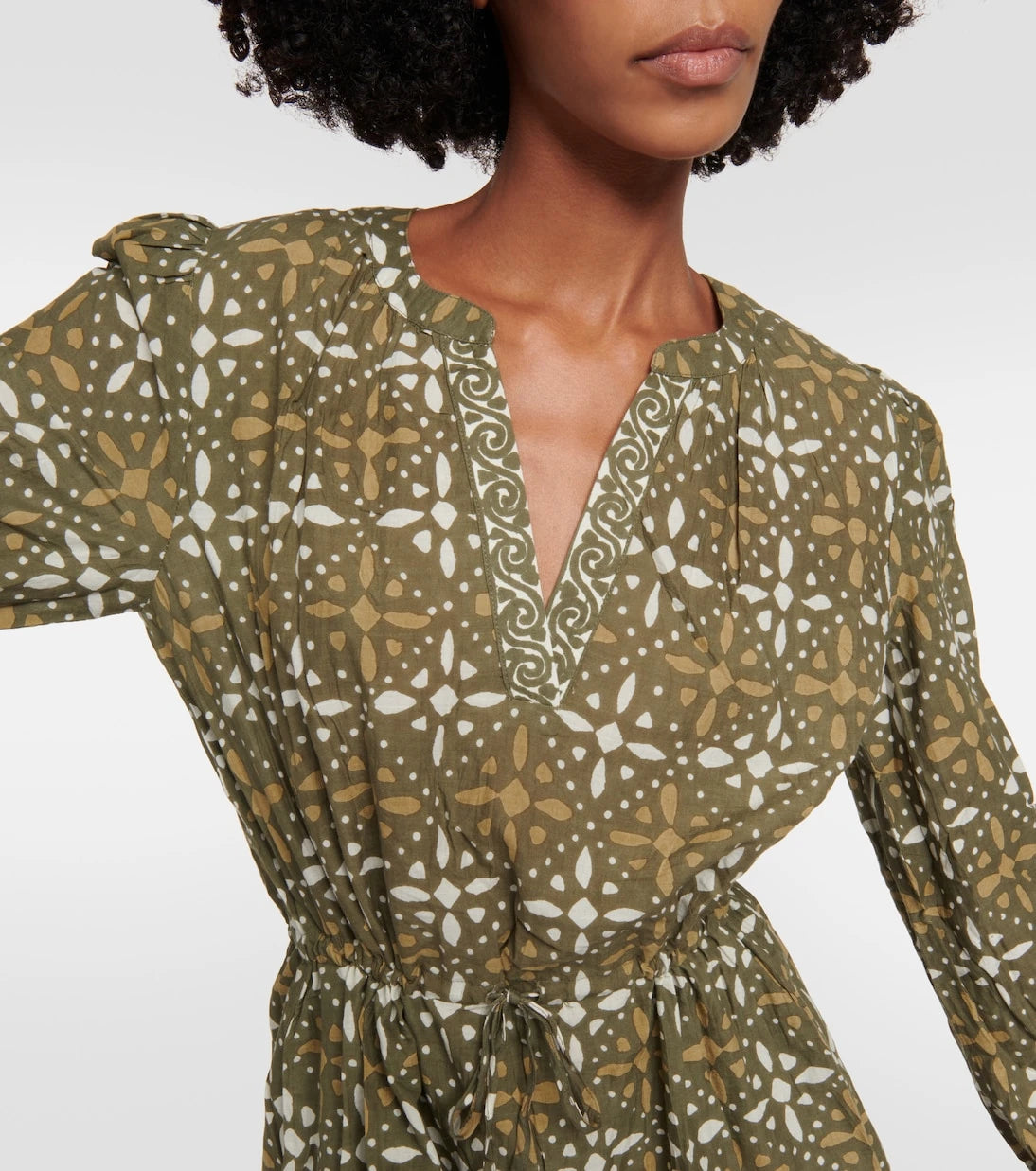 Velvet - Katarina printed cotton mini dress