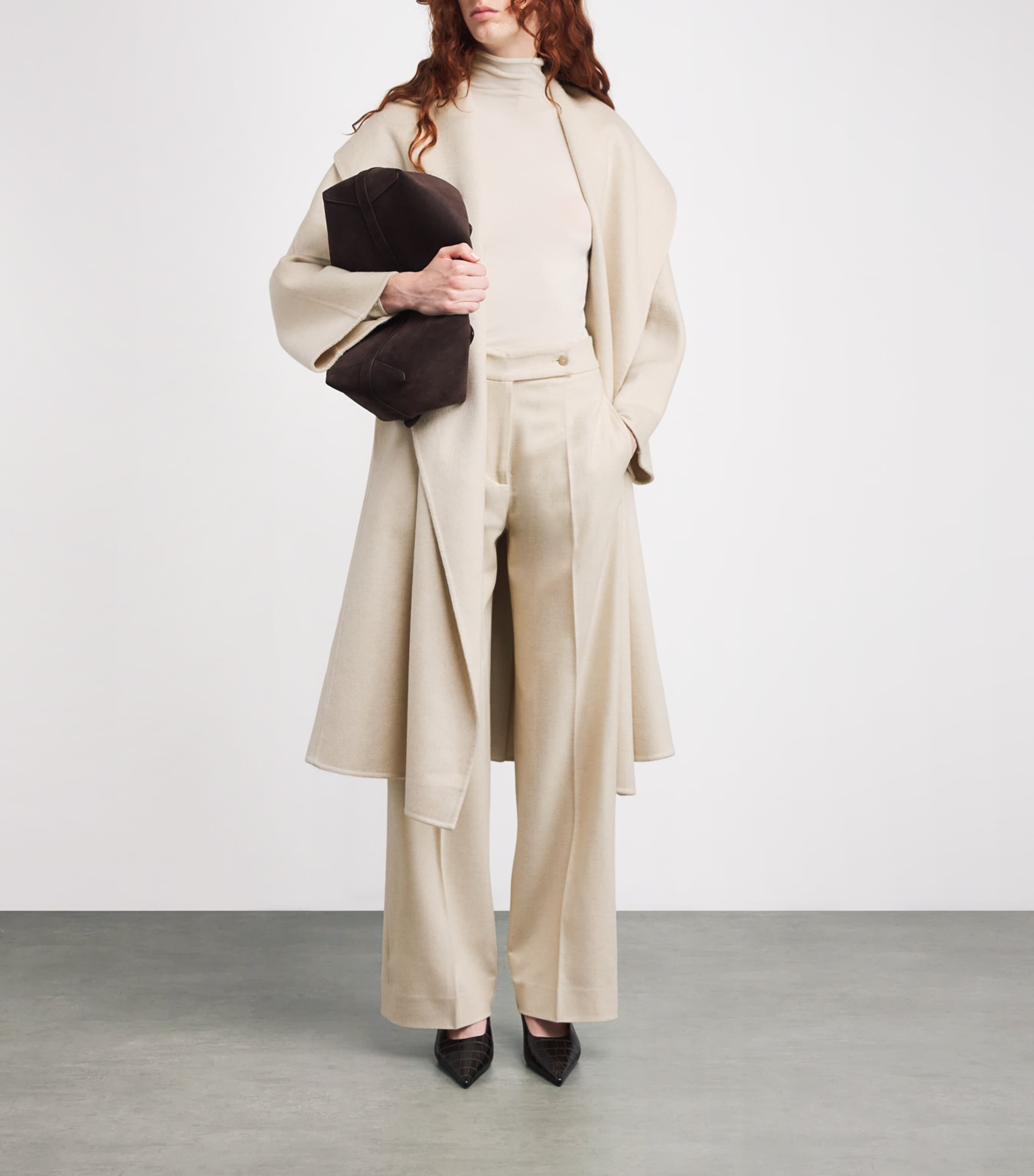 Kid Cashmere Wrap Coat