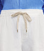 Polo Ralph Lauren White Linen Shorts