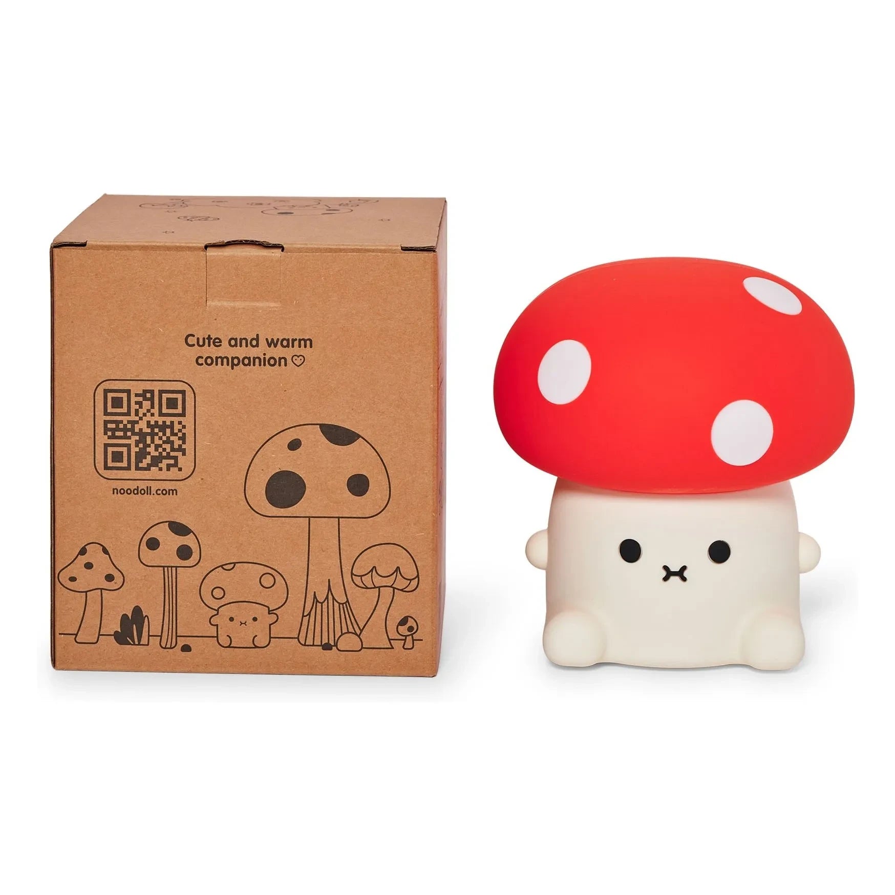 Noodoll - Mushroom Nightlight | Red