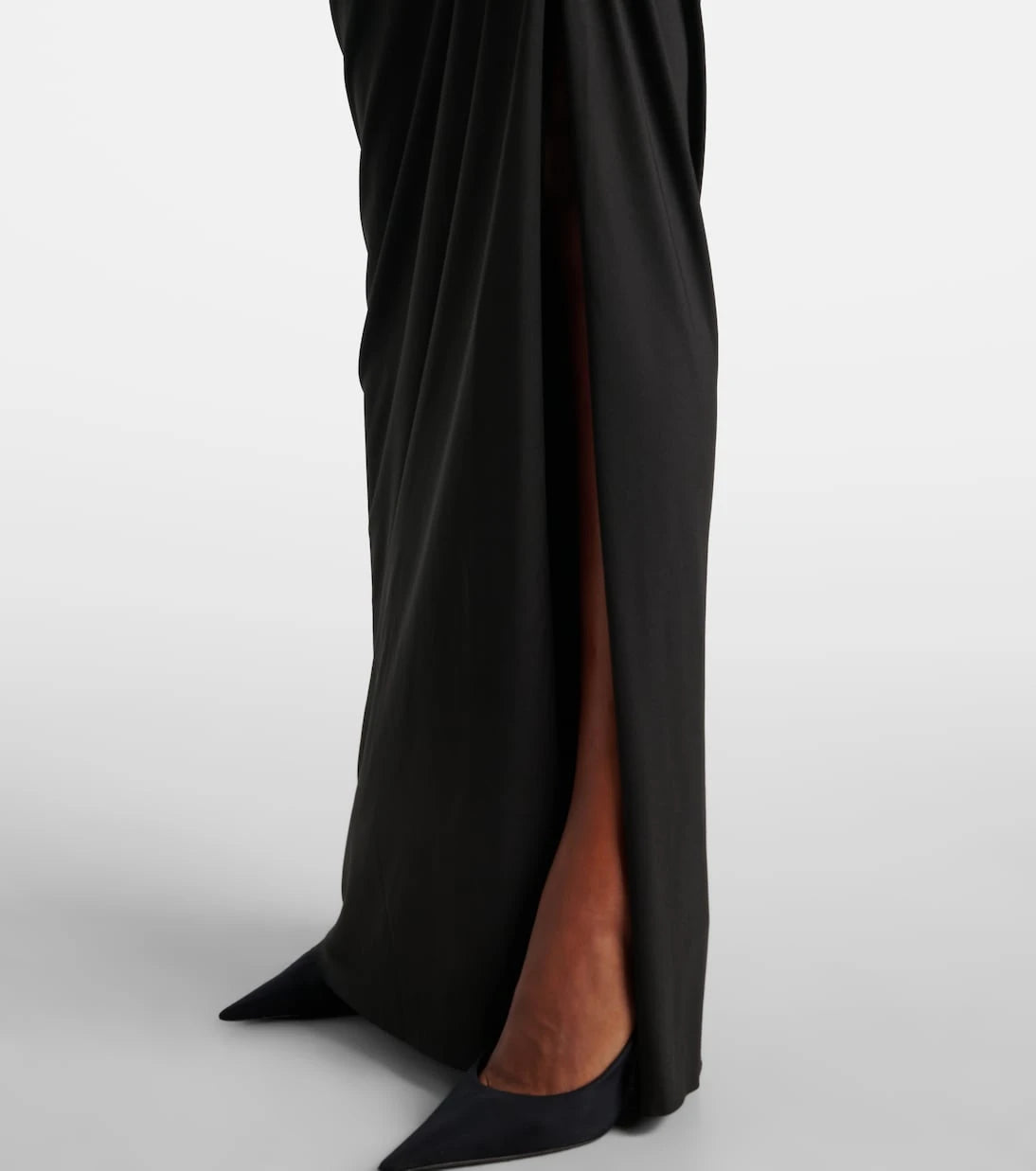 Victoria Beckham - Ruched asymmetric gown