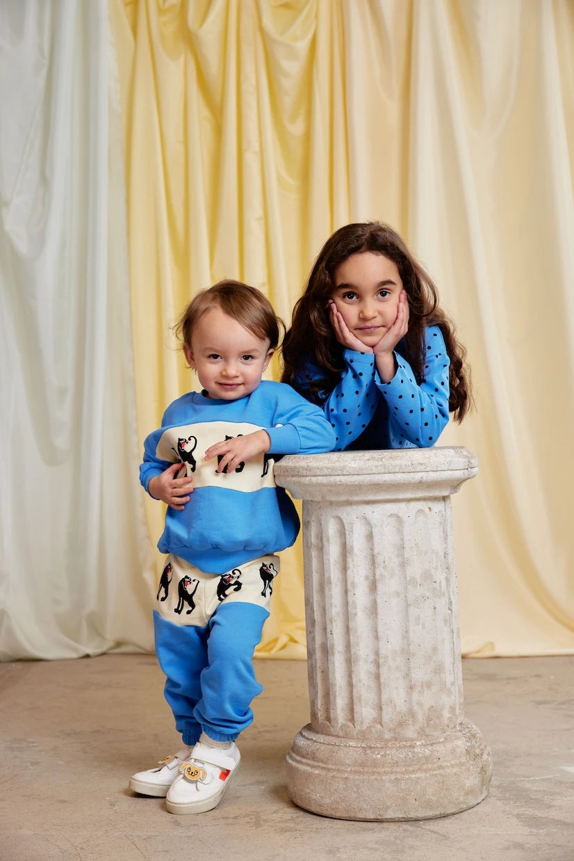 Mini Rodini - Panther printed cotton sweatpants