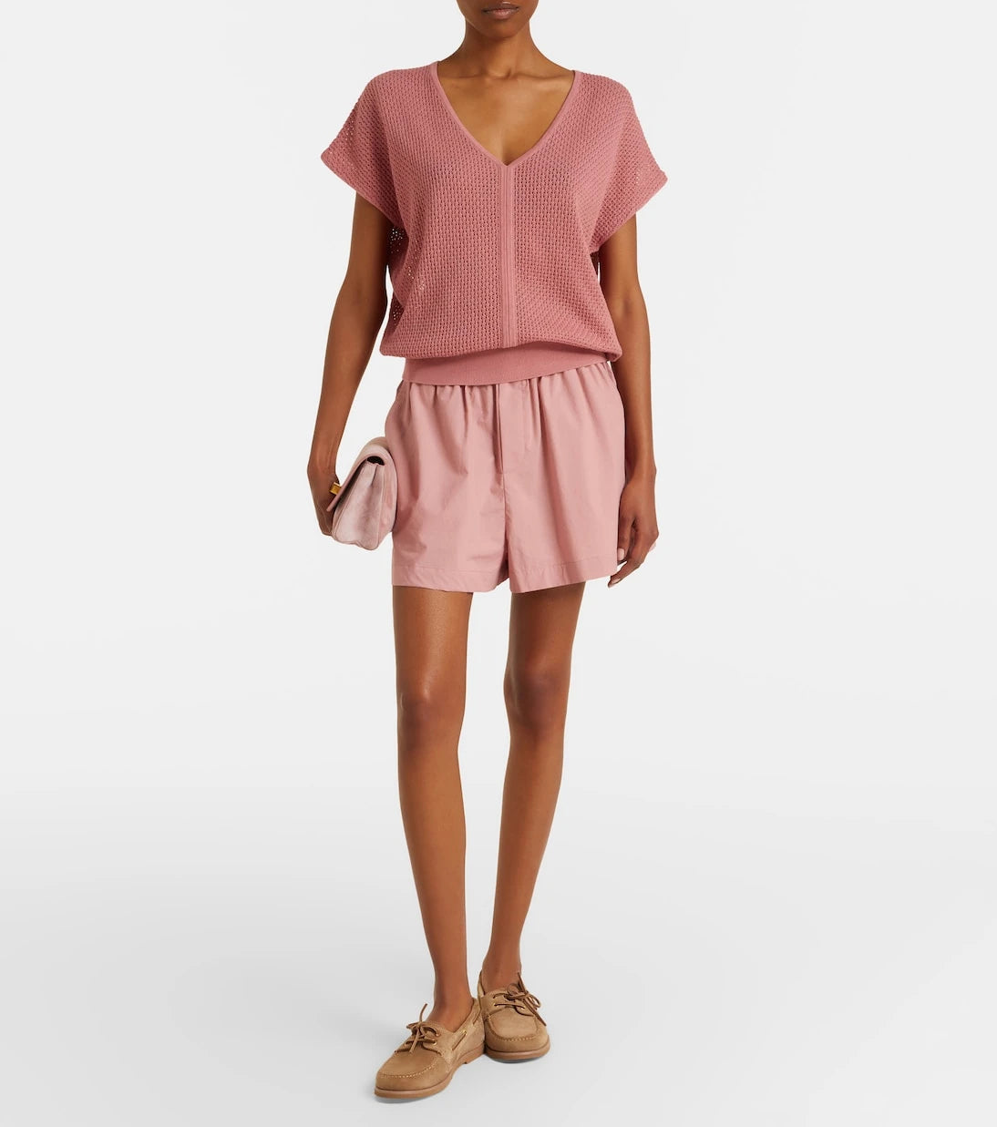Varley - Morales cotton poplin shorts