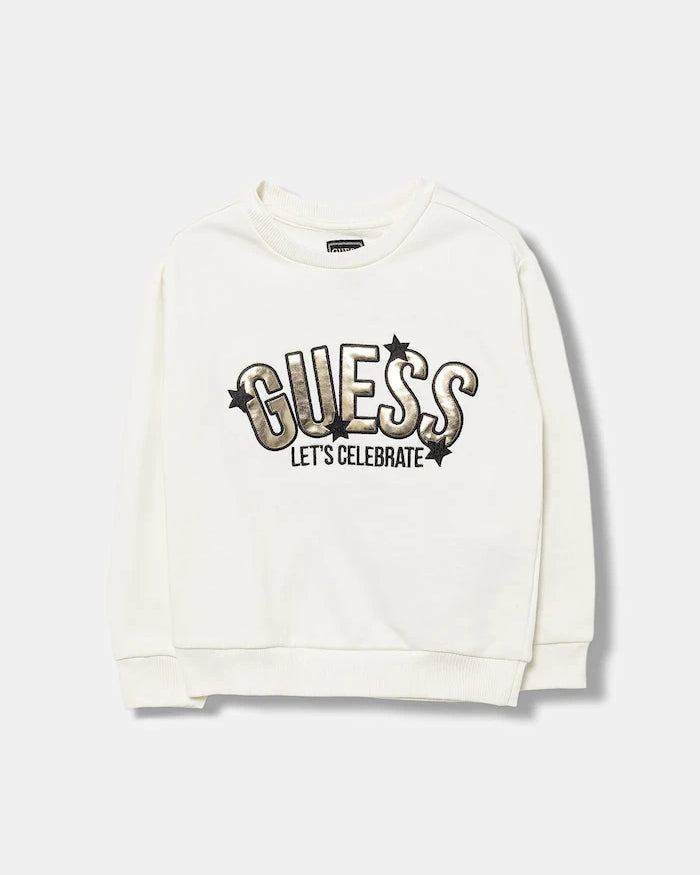 Çocuk Pamuklu Sweatshirt Guess
