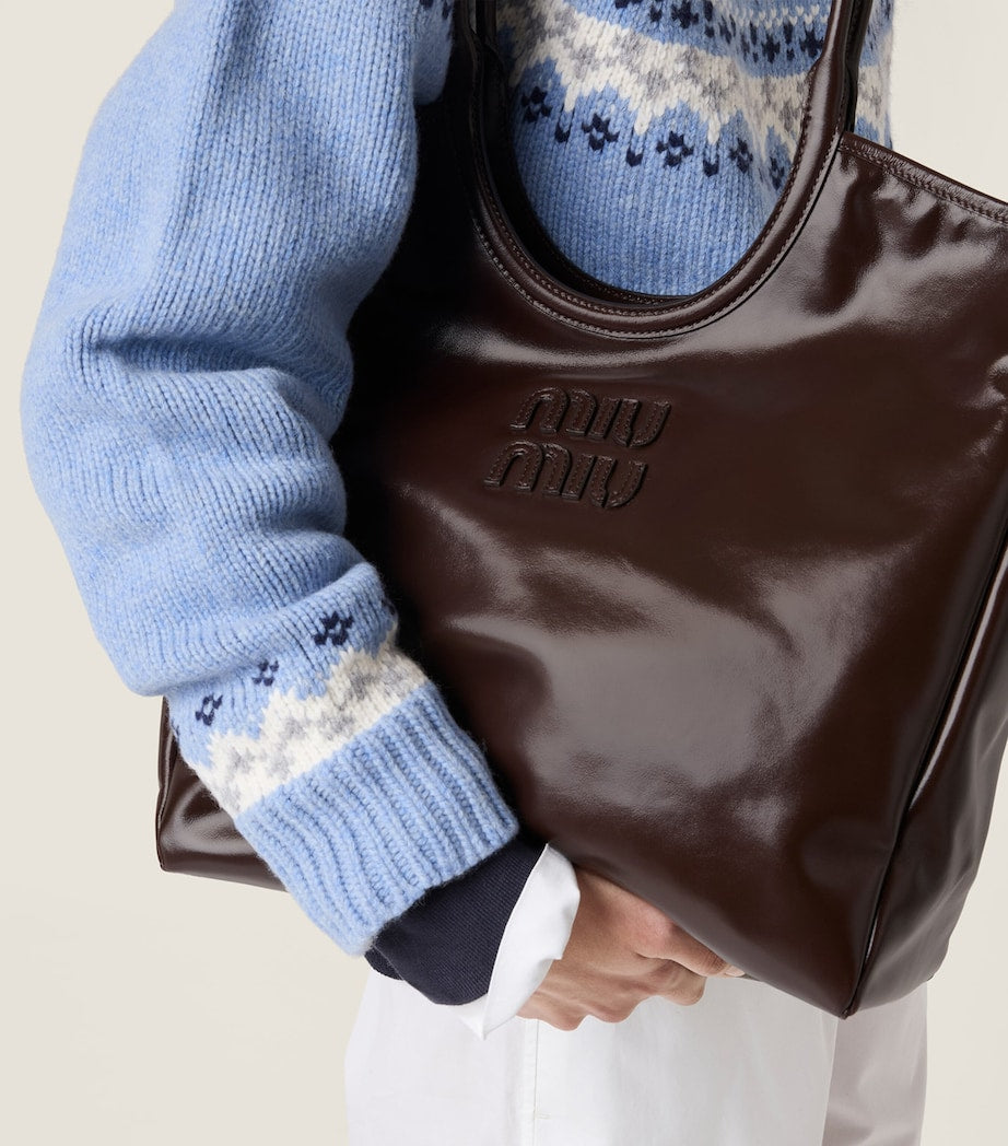 Patent Leather Ivy Tote Bag