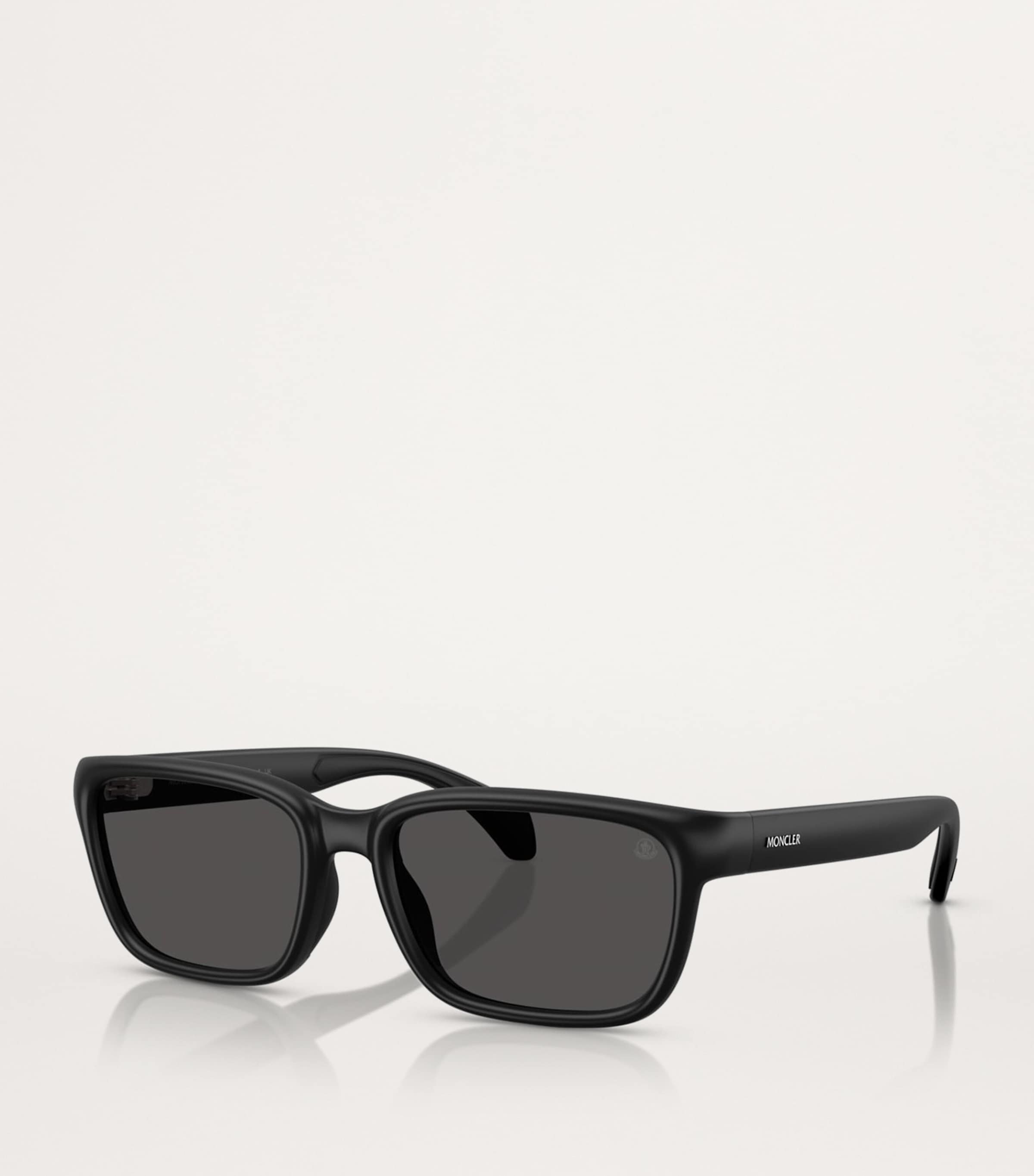 Moncler Black Injected Slicka ME8002 Sunglasses