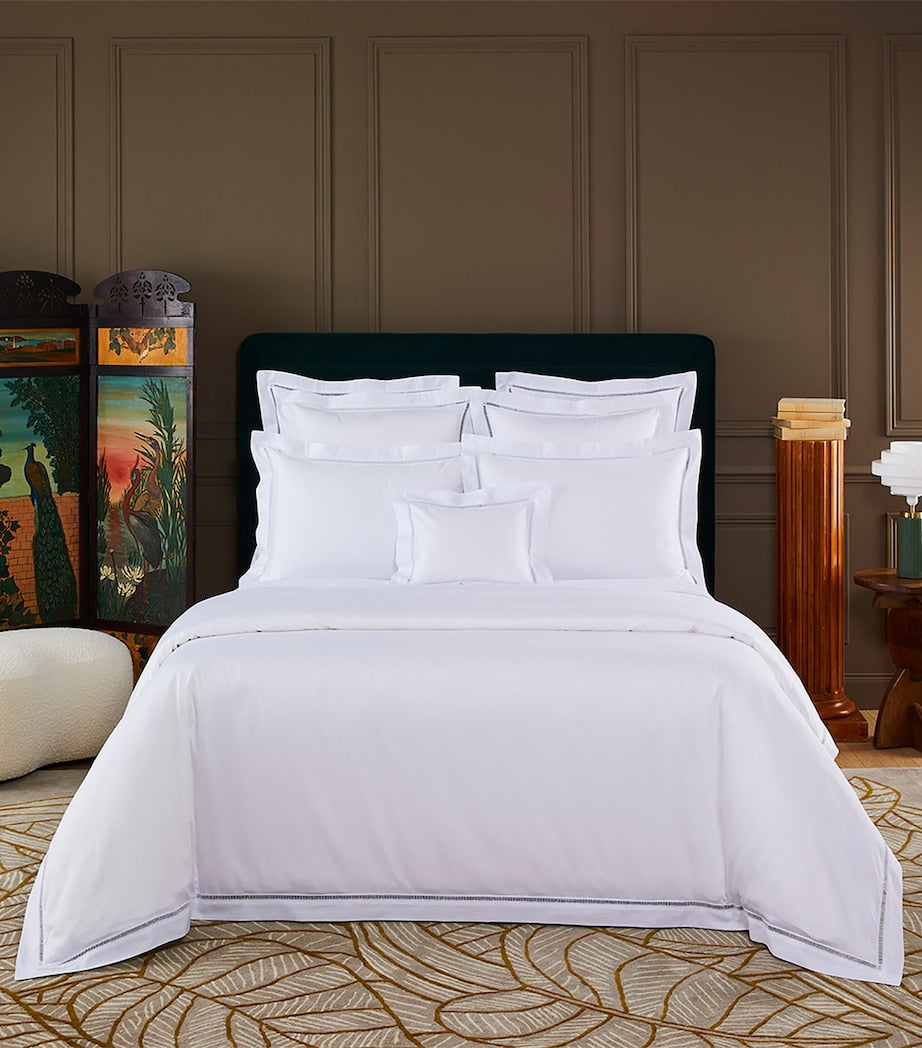 Colisée Blanc Super King Duvet Cover (220cm x 260cm)
