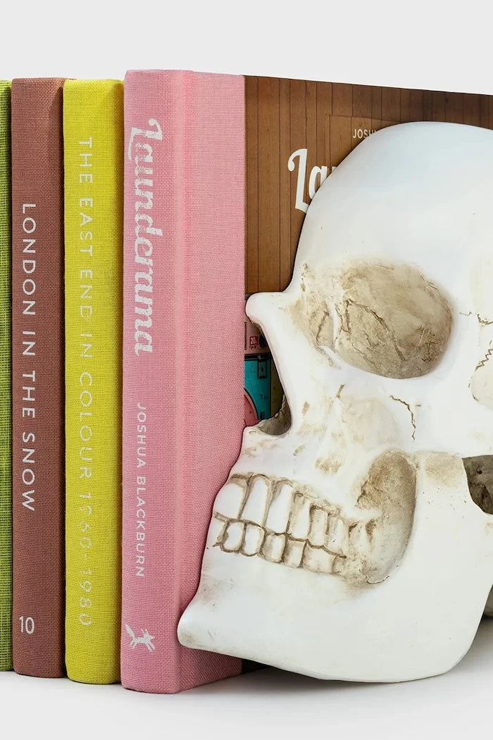 Luckies of London Skull Kitap Destekleri 12,3 x 15 x 21,5 cm (2 adet)