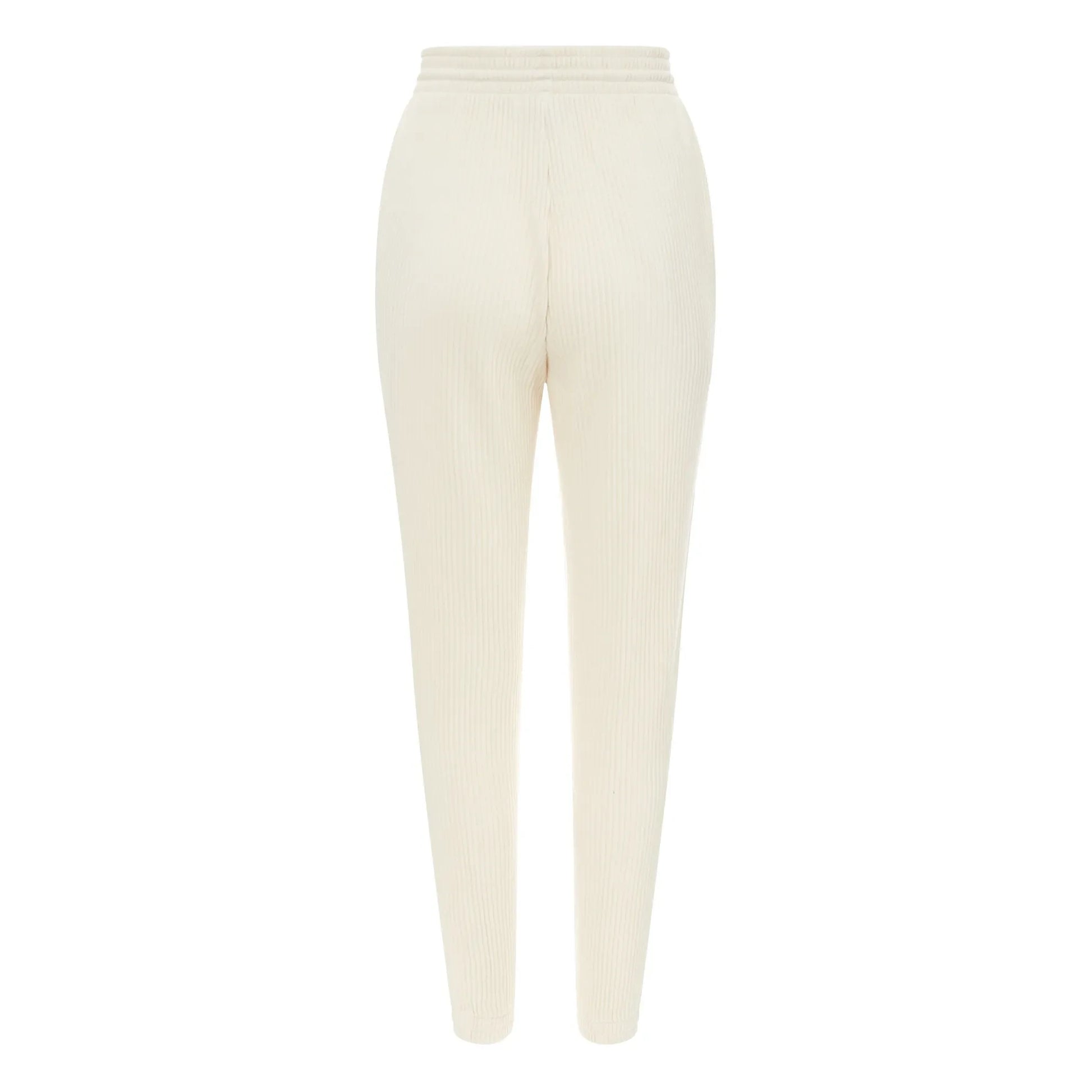 Baserange - Ribbed Jogging Bottoms | Off white